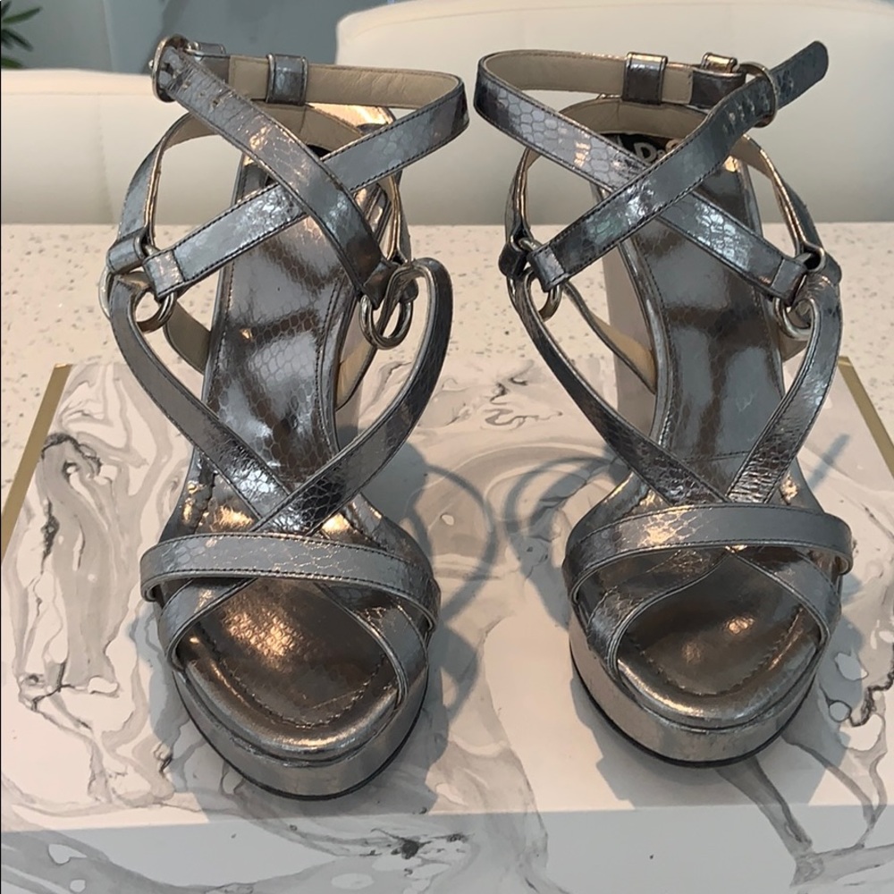 Dolce & Gabbana D&G wedge sandal shoes